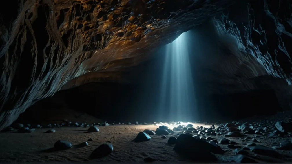 В пещере между Грецией и Албанией обнаружена гигантская паутина, населенная тысячами пауков
