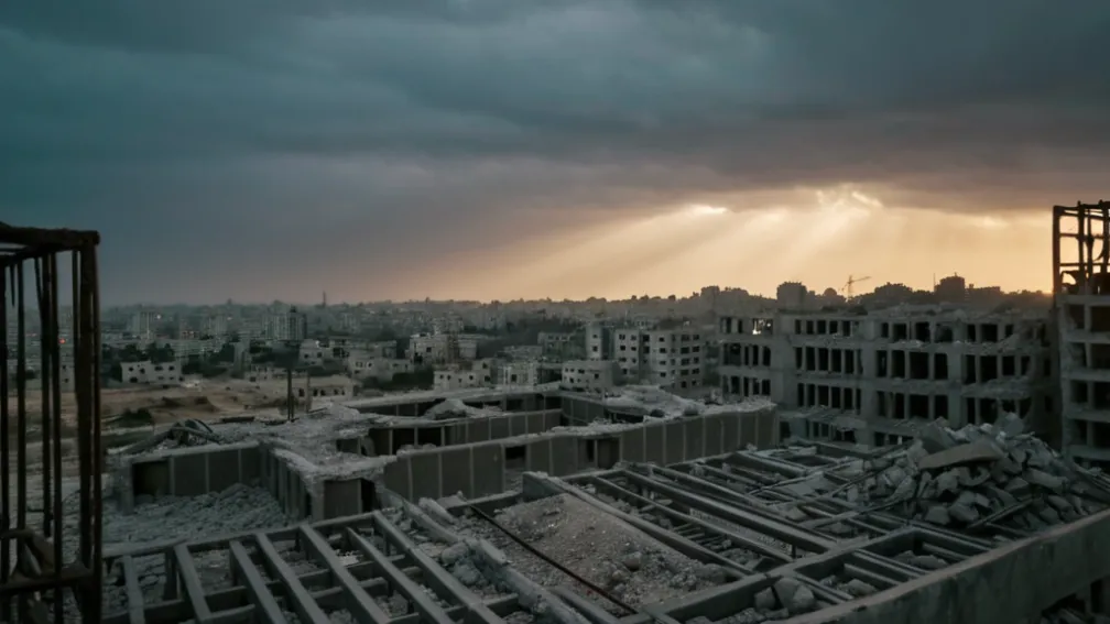 Травма возвращения: житель Газы обнаружил свой дом полностью разрушенным после двух лет войны