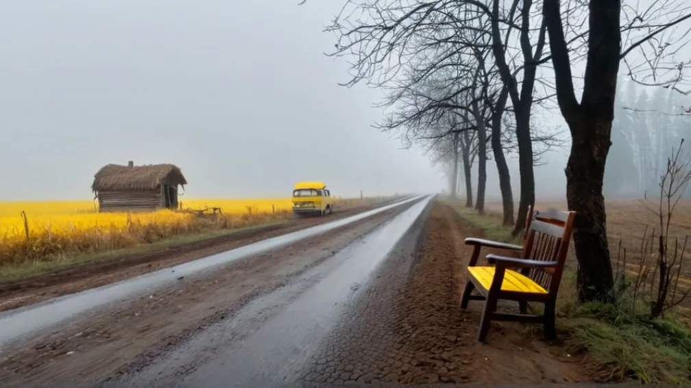 Жизнь у линии фронта: 78-летняя жительница украинского села ждет фургон