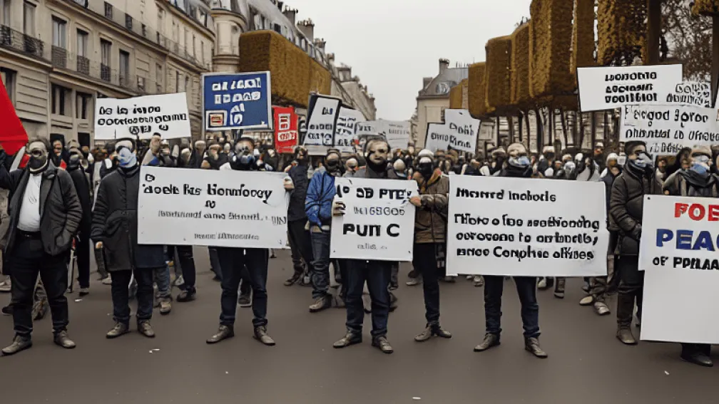 Незначительные протесты во Франции после осуждения Марин Ле Пен