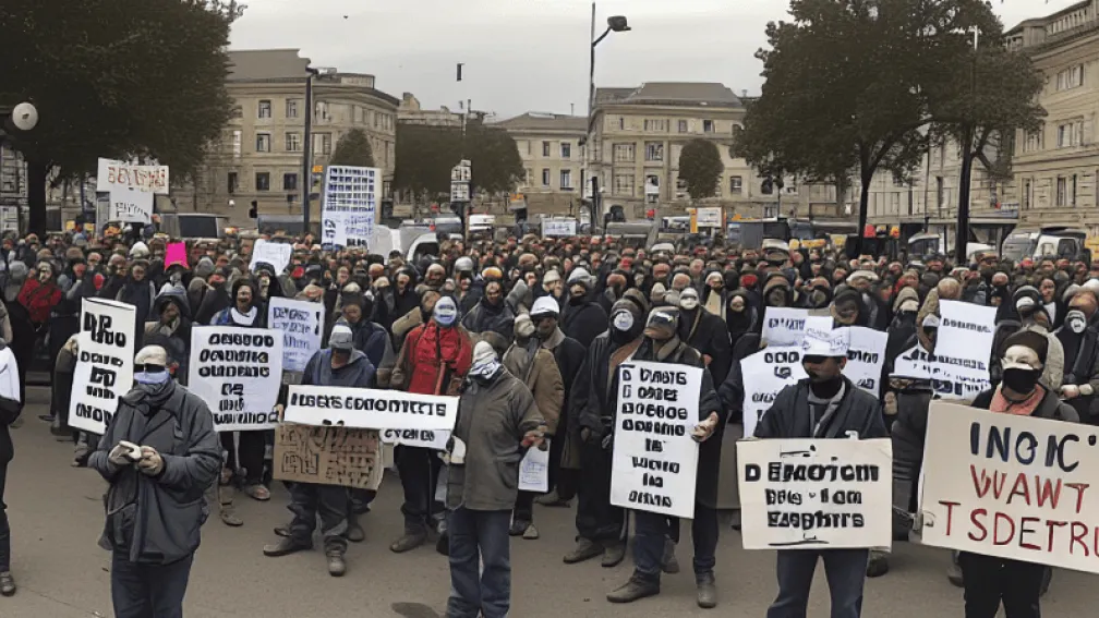 Во Франции прошла акция в защиту верховенства закона