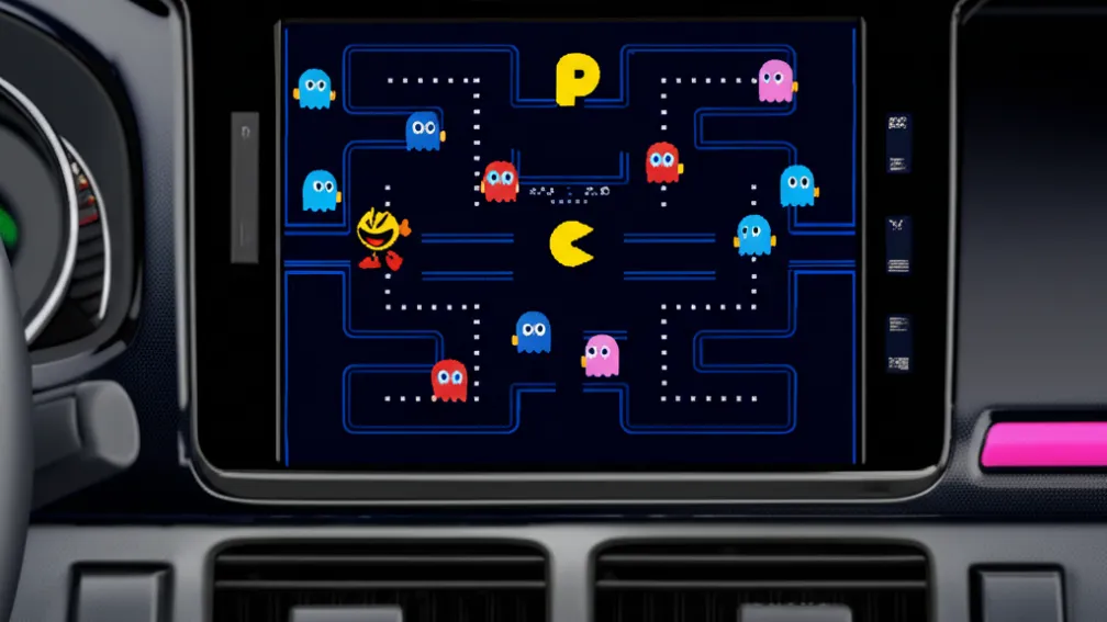 Теперь можно играть в Pac-Man на экране бортовой панели некоторых Volkswagen