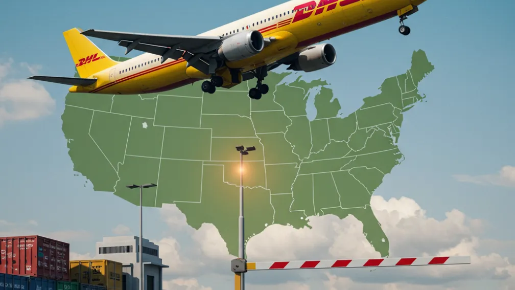 DHL приостанавливает отправку посылок в США