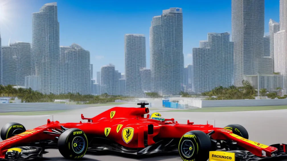 Критика новой расцветки Ferrari на Гран-при Майами