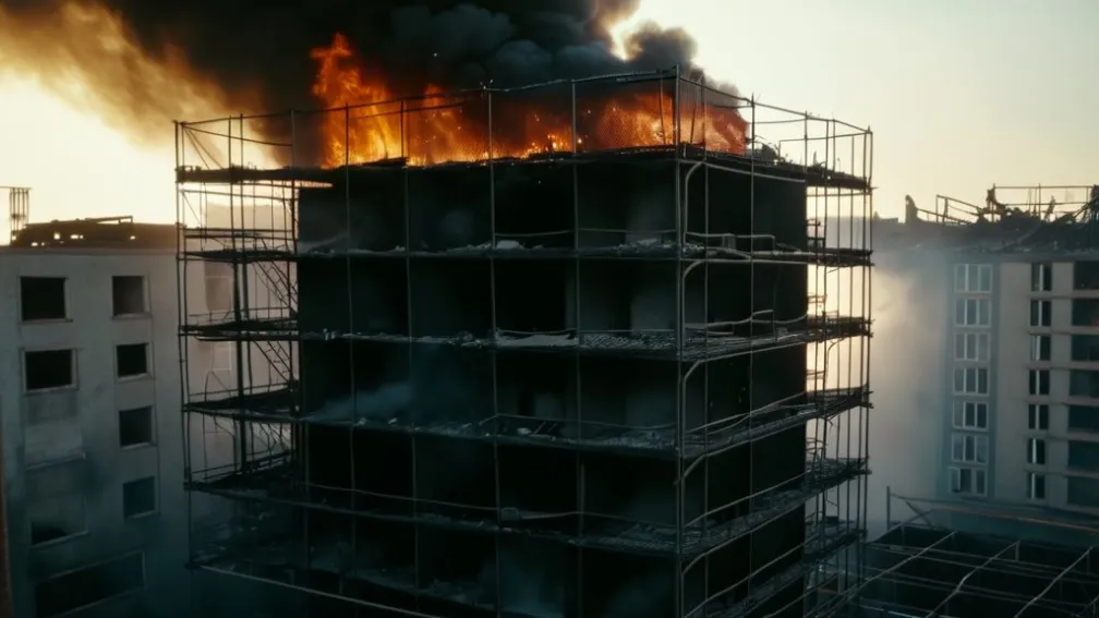 Число жертв пожара в Гонконге достигло 159, задержаны 15 человек