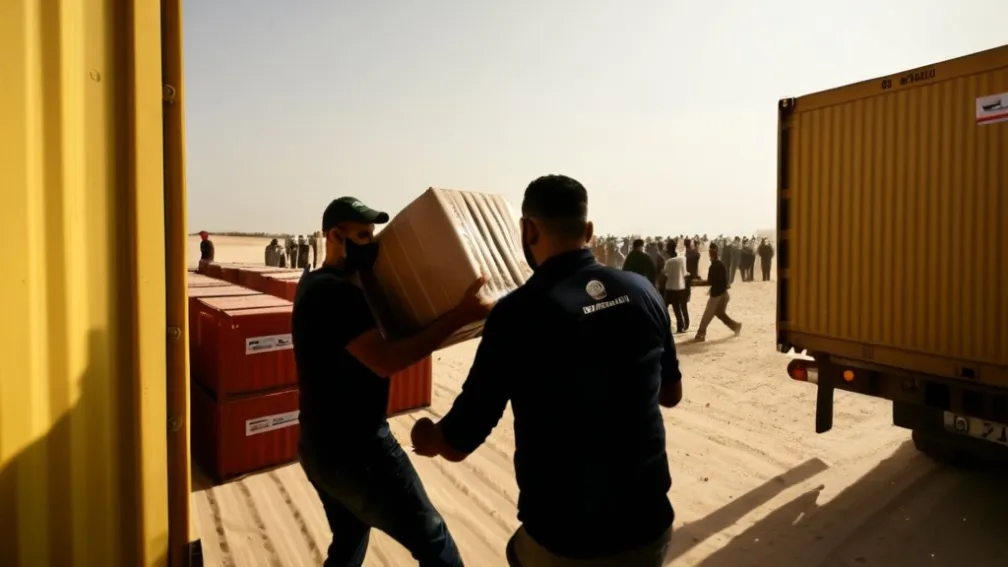 Франция посылает около 400 тонн пищевой помощи в Газе