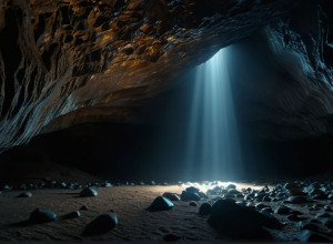 В пещере между Грецией и Албанией обнаружена гигантская паутина, населенная тысячами пауков