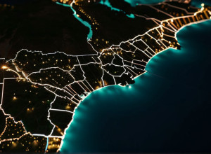 Символическое изображение геополитического влияния в ландшафте Латинской Америки