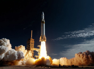 Повреждение стартового комплекса Байконура после запуска "Союза" с международным экипажем