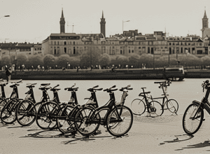 Лион: Электровелосипеды Vélo'v бьют рекорды популярности