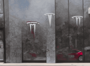 Экоактивисты атаковали Tesla Илона Маска в Нью-Йорке